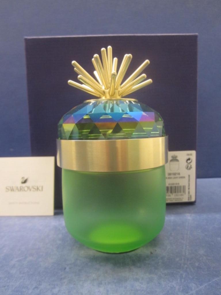 Swarovski Decoratief Doosje Andoki, Lichtgroen, Enlèvement ou Envoi, Neuf, Figurine