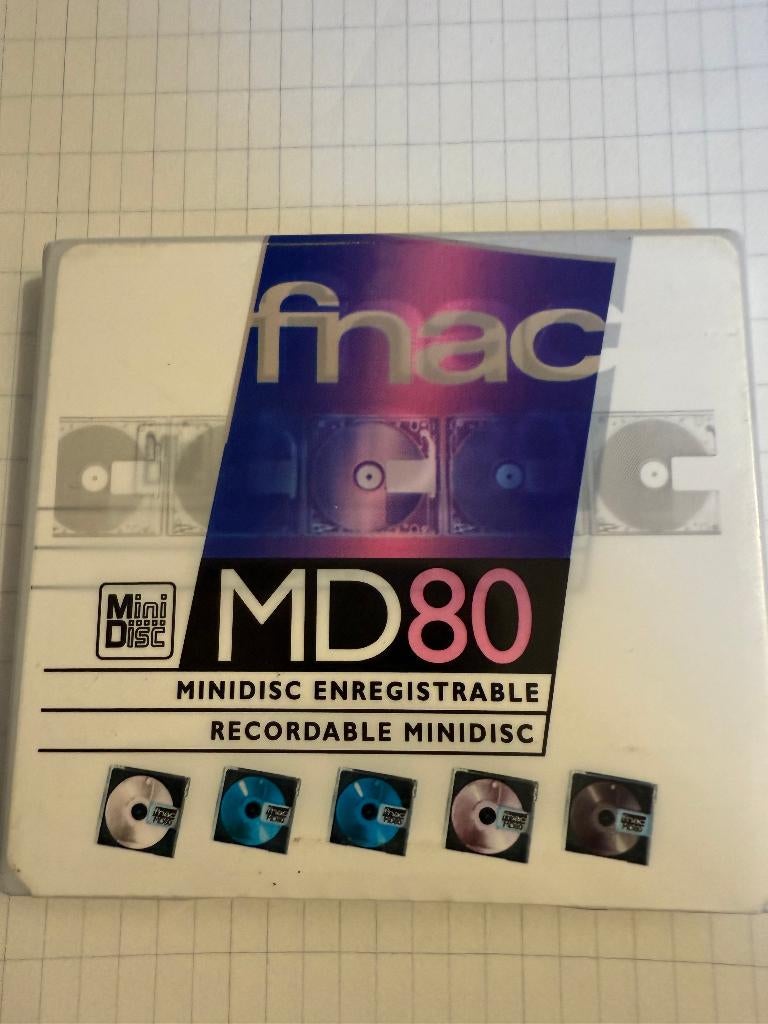 Minidisque Mémorable FNAC MD80, NEUF, Envoi, Neuf