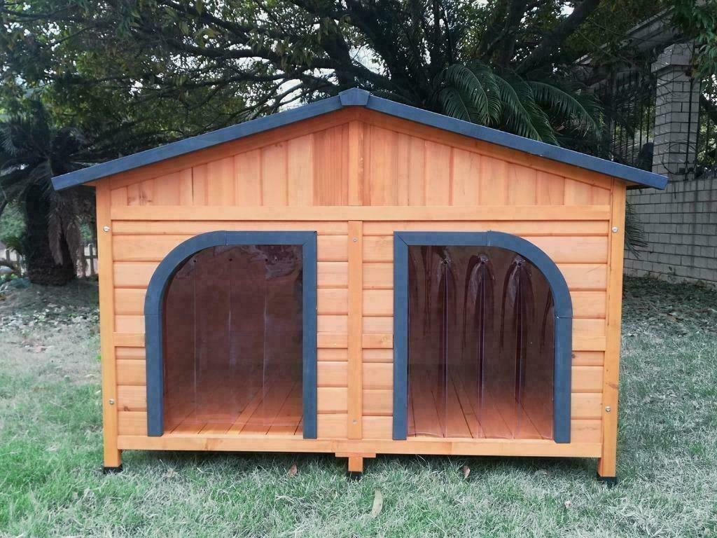 Niche chien XXL niche GEANTE DOUBLE abri chien cabane chien, Envoi, Neuf, Niche à chien
