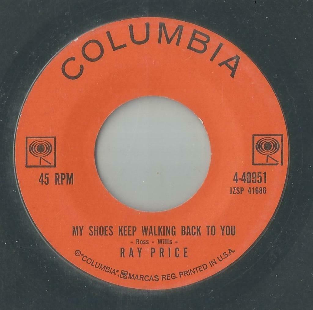 Ray Price – My shoes keep walking back to you - Single, Ophalen of Verzenden, Gebruikt, Pop