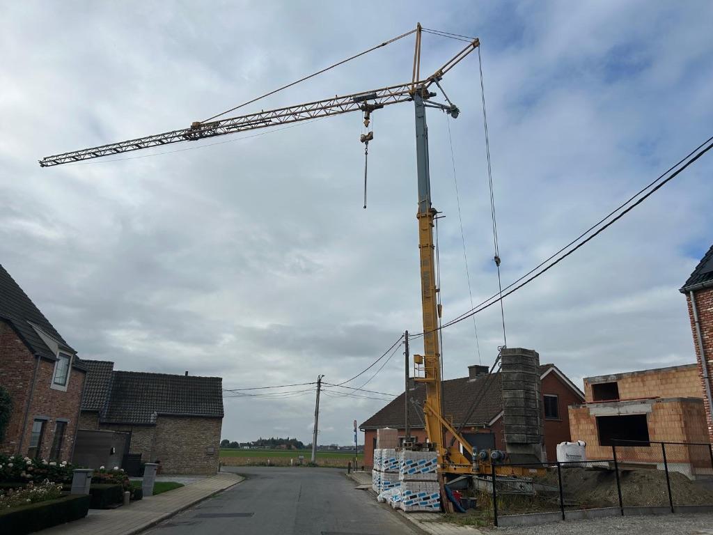 Liebherr snelmontage bouwkraan, Ophalen, Kraan
