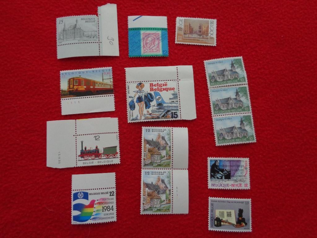 Timbres Belge Différents 14 pièces . Neuf, Timbres & Monnaies, Timbres | Europe | Belgique, Non oblitéré, Autre, Envoi
