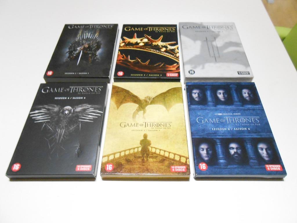 DVD Game of Thrones seizoen 1 tot en met 6, Ophalen of Verzenden