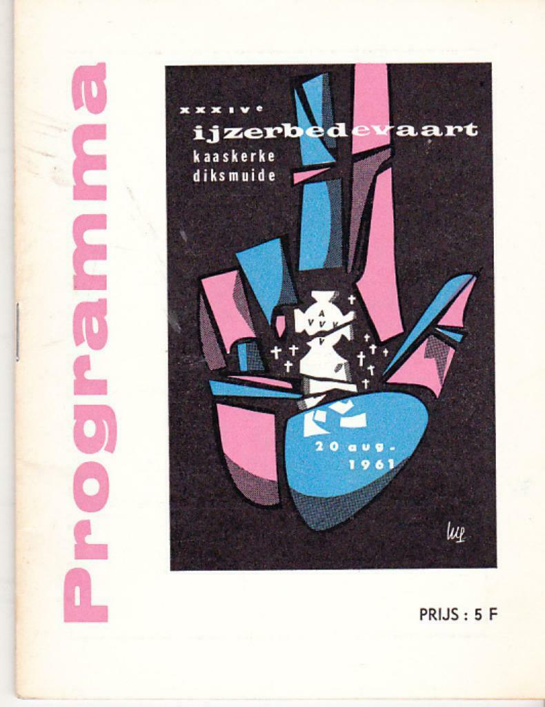 Programmaboekje IJZERBEDEVAART 1961., Ophalen of Verzenden, 1960 tot 1980, Tijdschrift