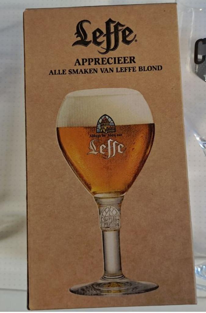 Leffe glas (2 stuks), Ophalen of Verzenden, Leffe