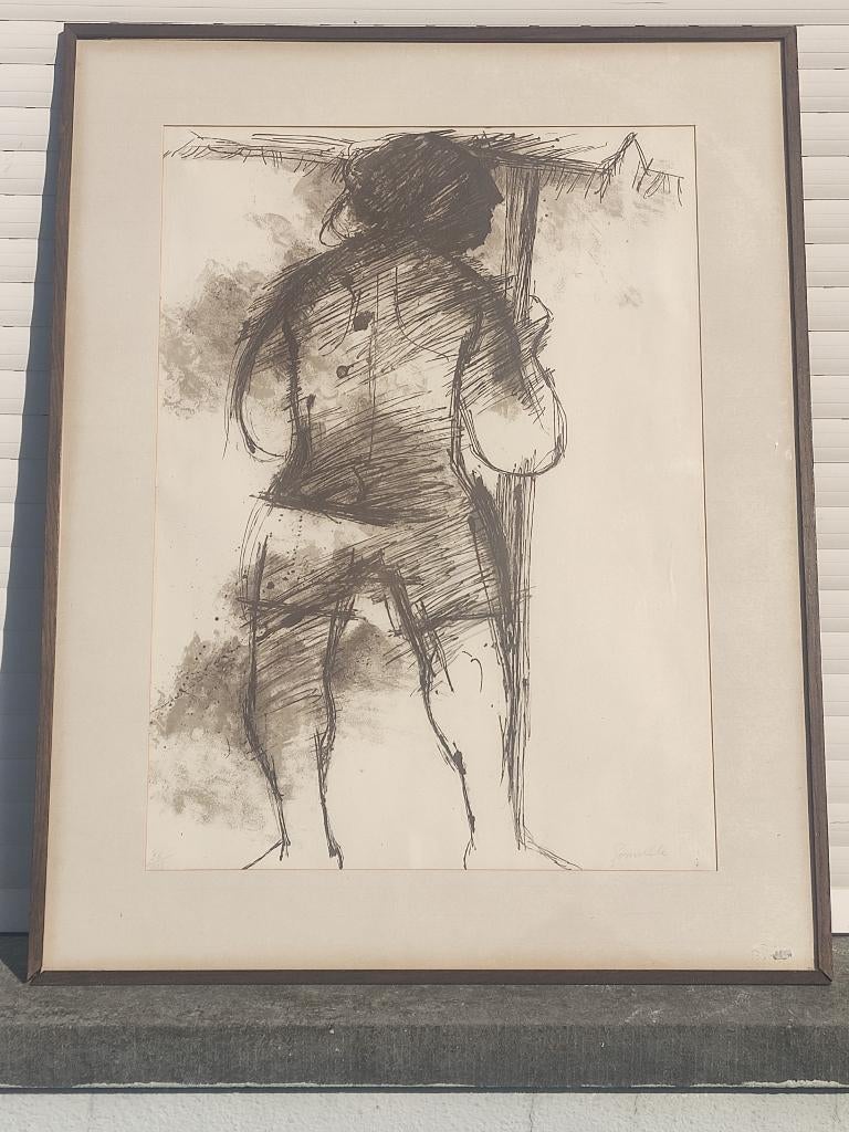 lithographie signe roger somville, Antiek en Kunst, Ophalen of Verzenden