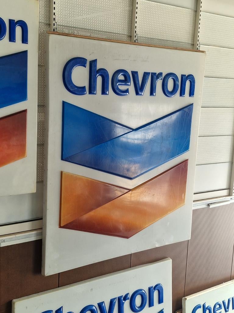 Chevron lichtbakken xxxl 187x180 of 180x165, Ophalen, Gebruikt, Lichtbak of (neon) lamp