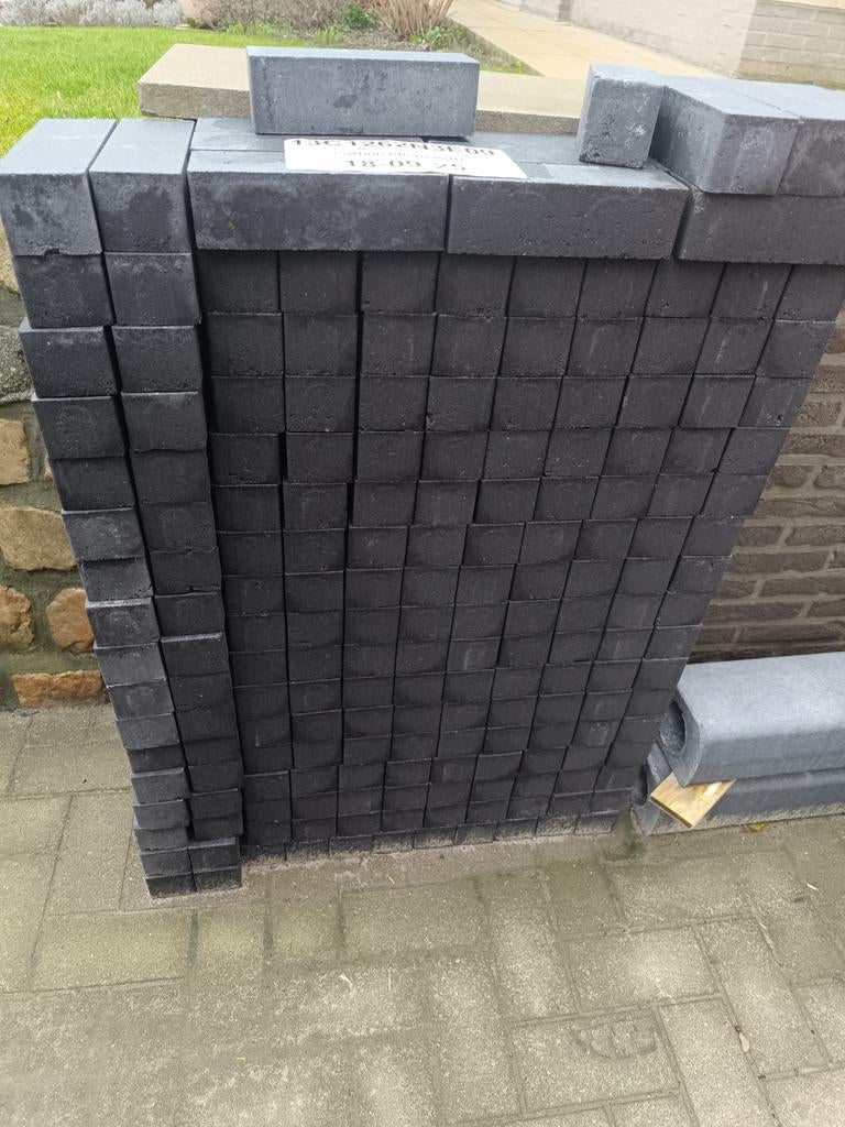 Overschot pallisade, boord stenen, klinkers, Tuin en Terras, Ophalen, Nieuw, Klinkers