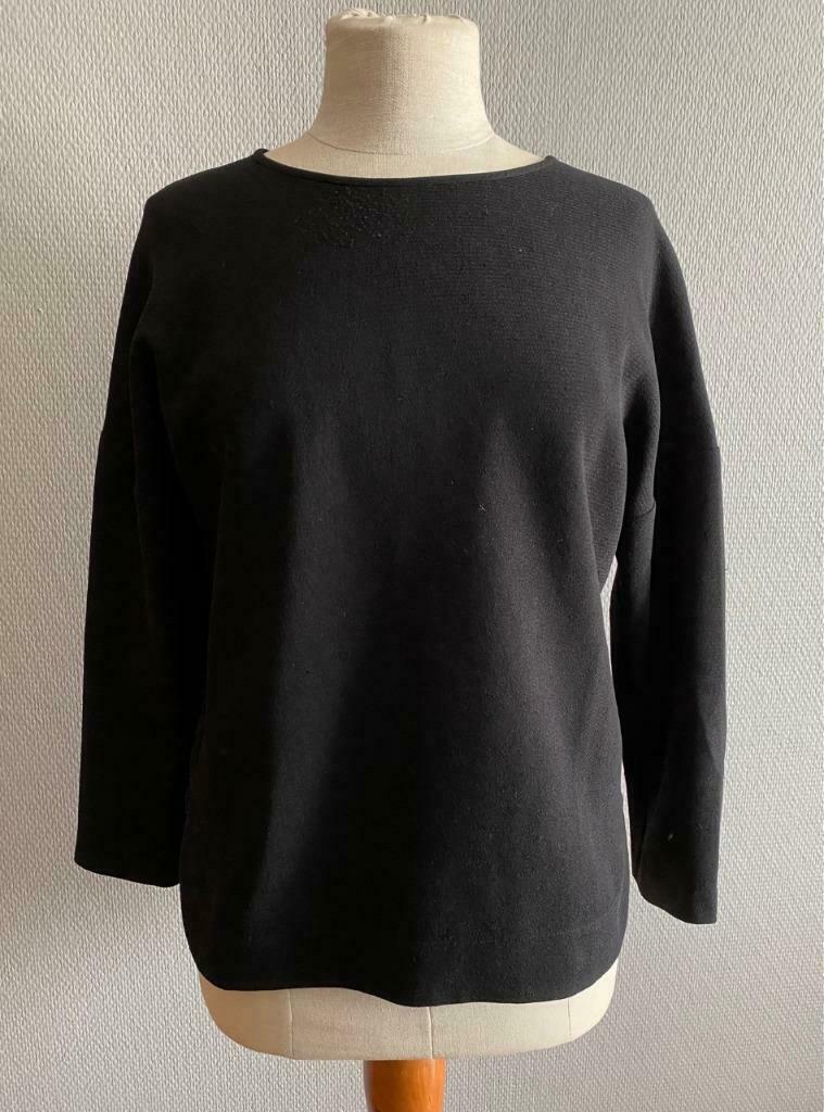 Zwart topje Essentiel maat 36, Kleding | Dames, Verzenden, Zwart, Essentiel Antwerp, Lange mouw