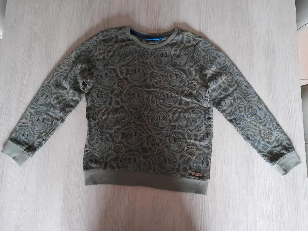 Kaki trui Someone 140, Kinderen en Baby's, Kinderkleding | Maat 140, Trui of Vest, Ophalen of Verzenden, Zo goed als nieuw, Someone