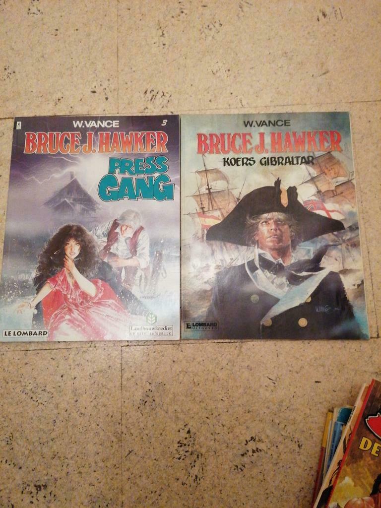 Strips Bruce J. Hawker, Boeken, Meerdere stripboeken, Ophalen of Verzenden, Zo goed als nieuw, William Vance