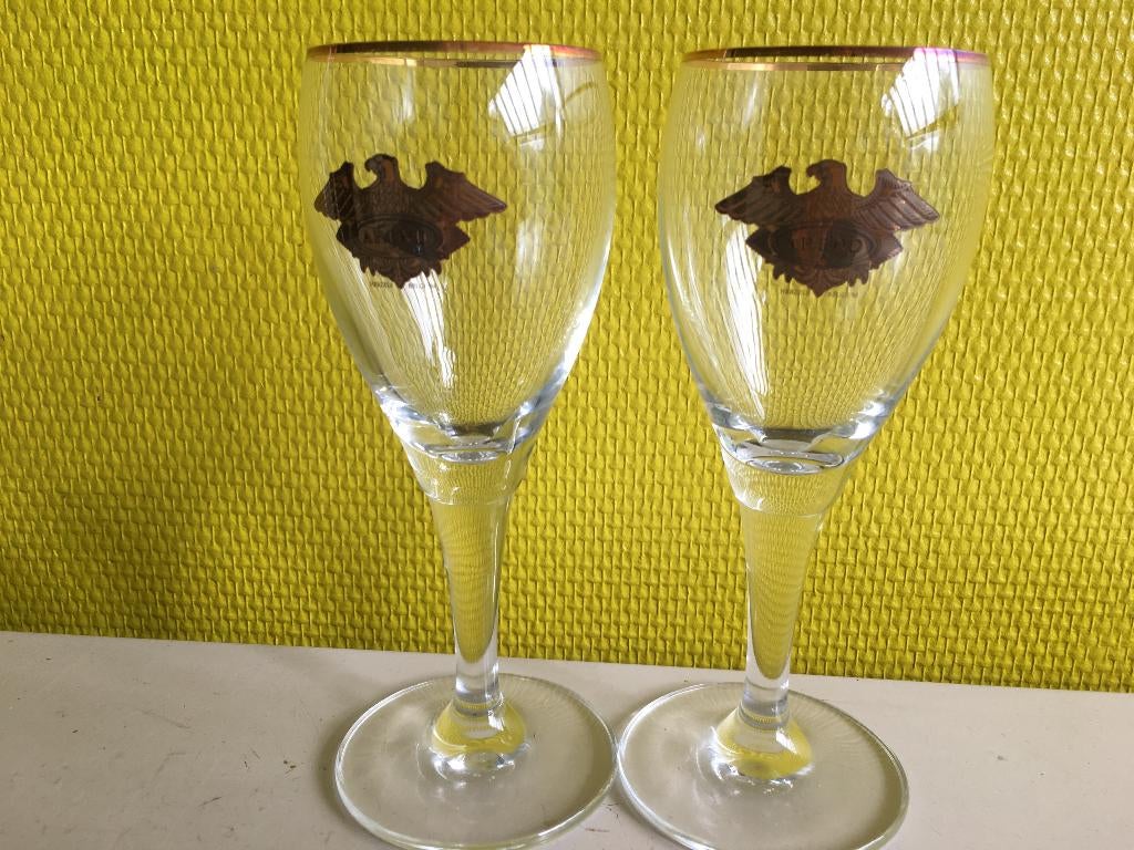 2 aperitiefglaasjes Tripel Arend, Ophalen of Verzenden, Nieuw, Glas of Glazen