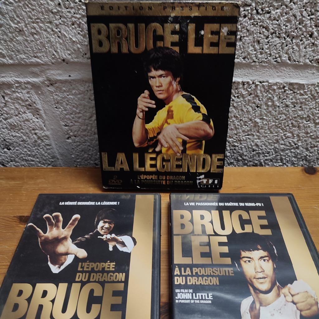 BRUCE LEE, LA LEGENDE - Coffret Ed. Prestige (2000), Ophalen of Verzenden, Gebruikt, Biografie, Boxset