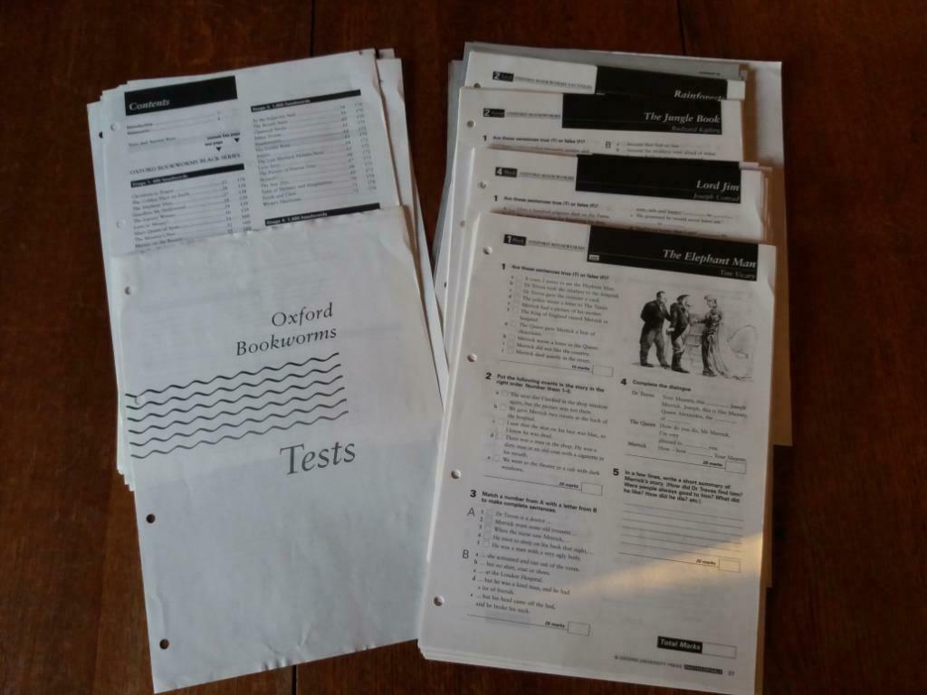 OXFORD BOOKWORMS TESTS, Ophalen of Verzenden, Zo goed als nieuw, ASO, Engels