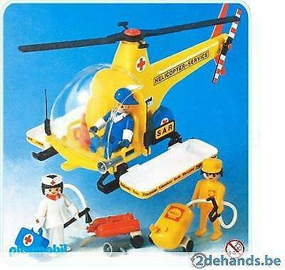Playmobil 3247; Rescue Helicopter (1977), Enlèvement ou Envoi, Utilisé