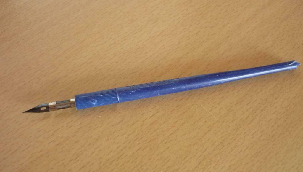 Blauwe Chinese pen, Hobby en Vrije tijd, Ophalen of Verzenden