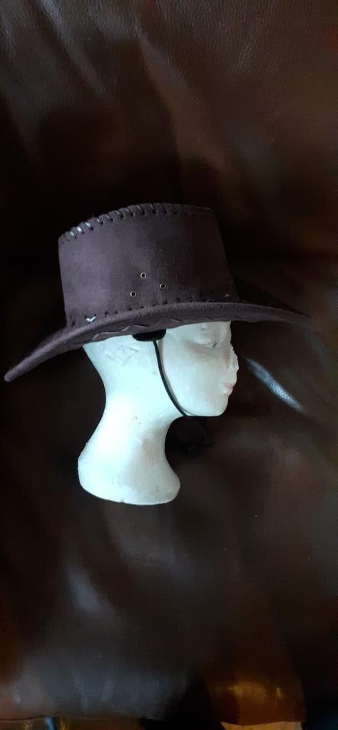 chapeau western  brun, Enlèvement ou Envoi, Comme neuf, 58 ou 59 cm (L, 7¼ ou ⅜ pouces), Chapeau