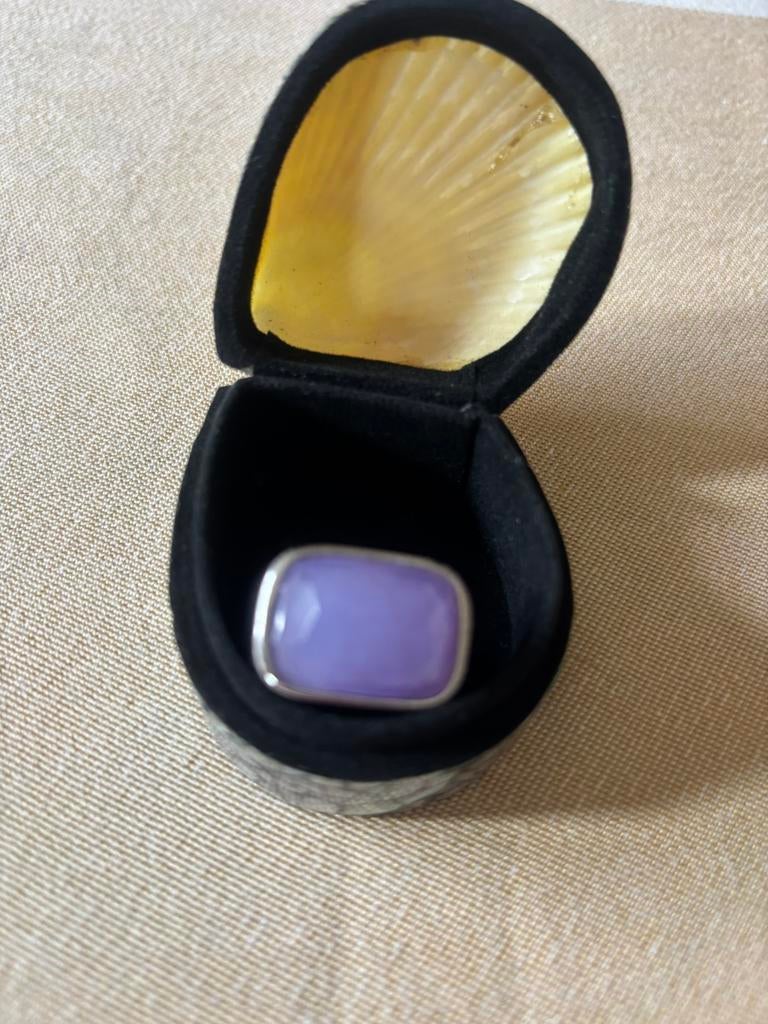 Bague en argent Zinzi, 20 ou plus grands, Comme neuf, Enlèvement, Violet