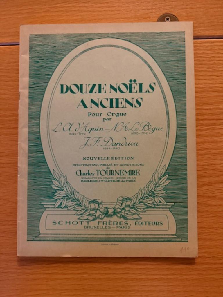Orgelpartituur Douze Noëls anciens, Ophalen of Verzenden, Gelezen, Overige onderwerpen, Diverse auteurs
