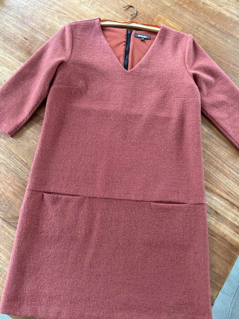 Robe vintage taille 38, Rouge, Taille 38/40 (M), Enlèvement ou Envoi, Bel & Bo