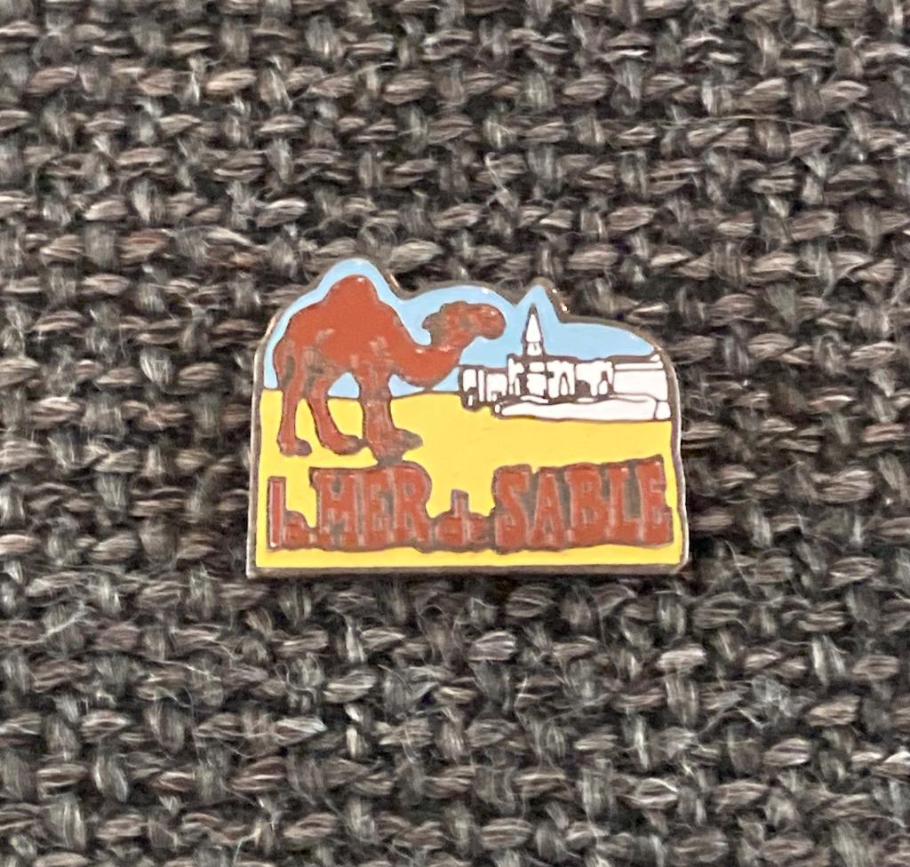 PIN - LA MER DE SABLE - FRANCE - FRANKRIJK - KAMEEL  CHAMEAU, Envoi, Utilisé, Autres sujets/thèmes, Insigne ou Pin's