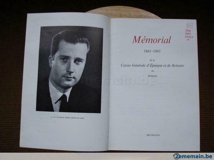 Mémorial 1865-1965 de la C.G.E.R de Belgique, Utilisé