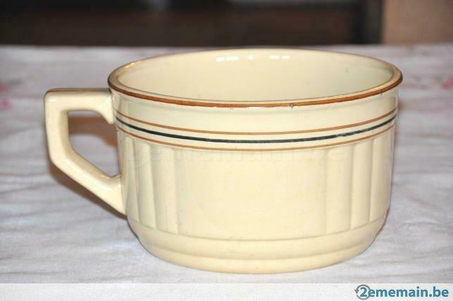 *ancien pot de chambre en faience art déco, Antiquités & Art