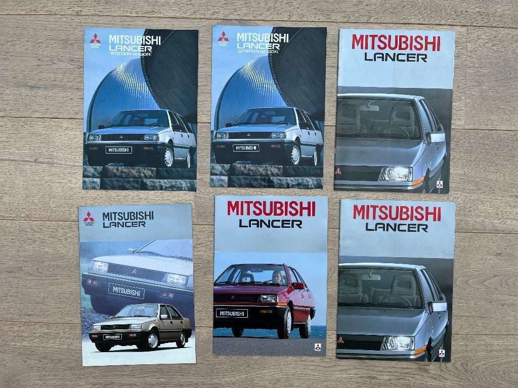 MITSUBISHI LANCER FOLDERS, Ophalen of Verzenden, Mitsubishi