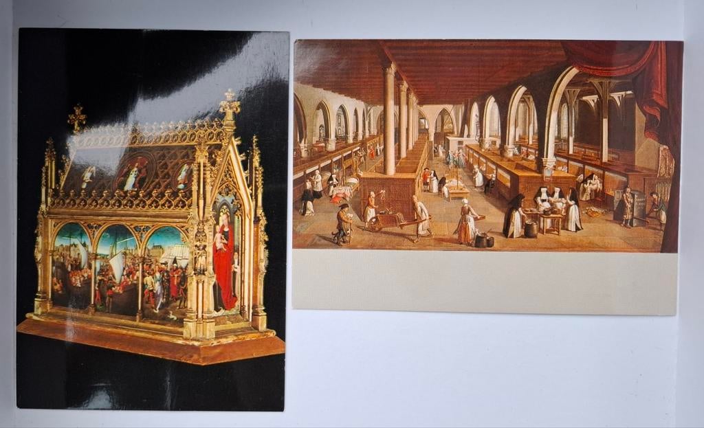 Bruges  lot de 2 cartes postales, Collections, Enlèvement ou Envoi, Non affranchie, Flandre Occidentale