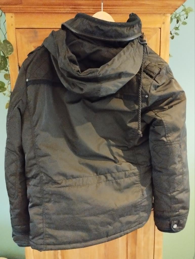 winterjas heren maat S, Enlèvement, Porté, Taille 46 (S) ou plus petite, Noir