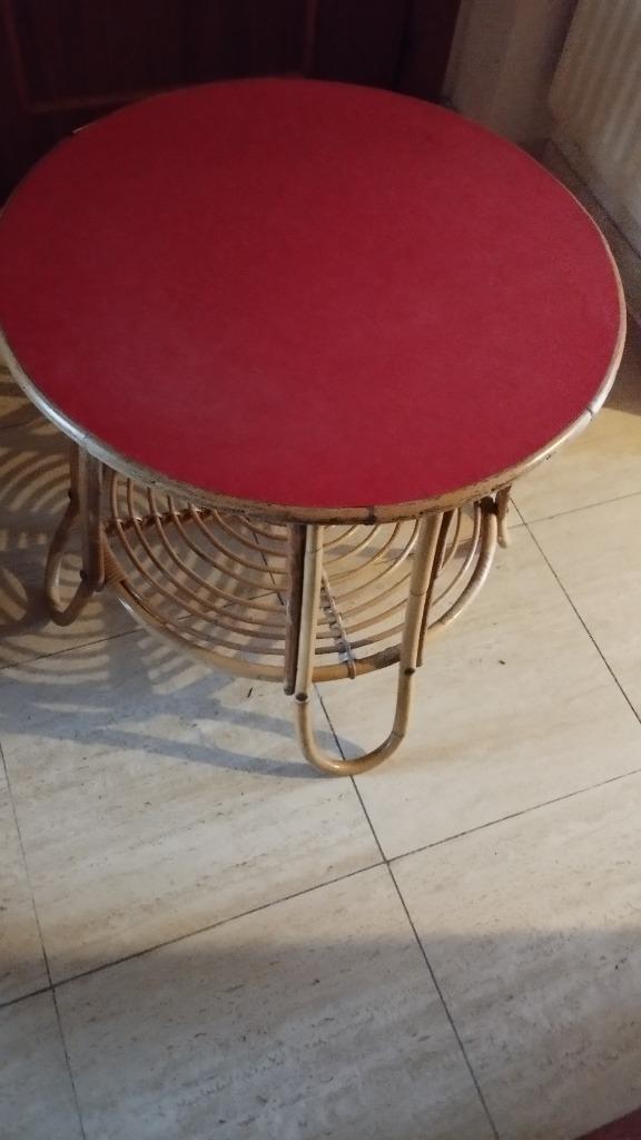 Table basse en rotin, Maison & Meubles, Enlèvement