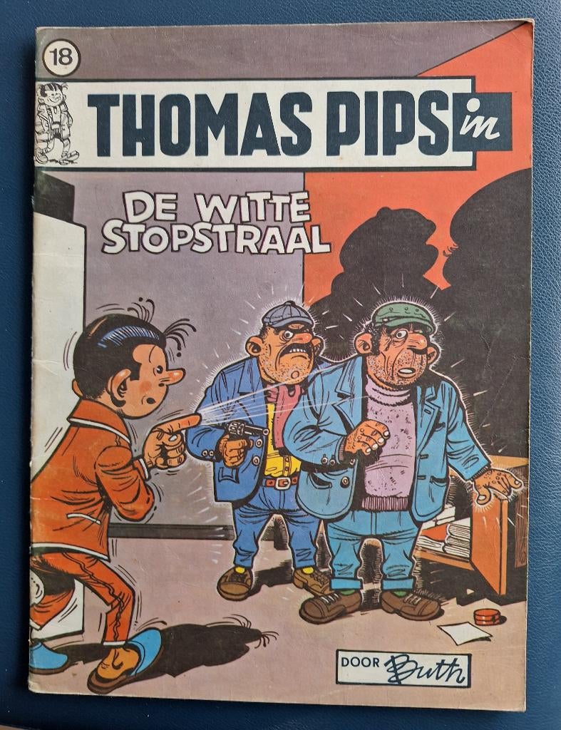 Thomas Pips - De witte stopstraal, Enlèvement ou Envoi, Une BD, Utilisé, Buth