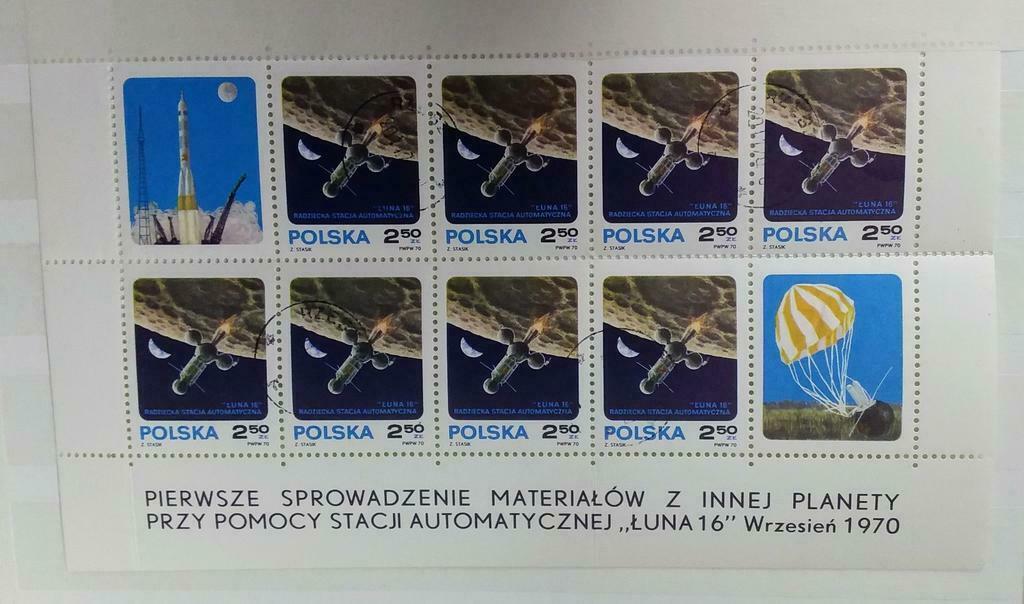 Mission Luna 16 1970, Envoi, Affranchi, Autres thèmes