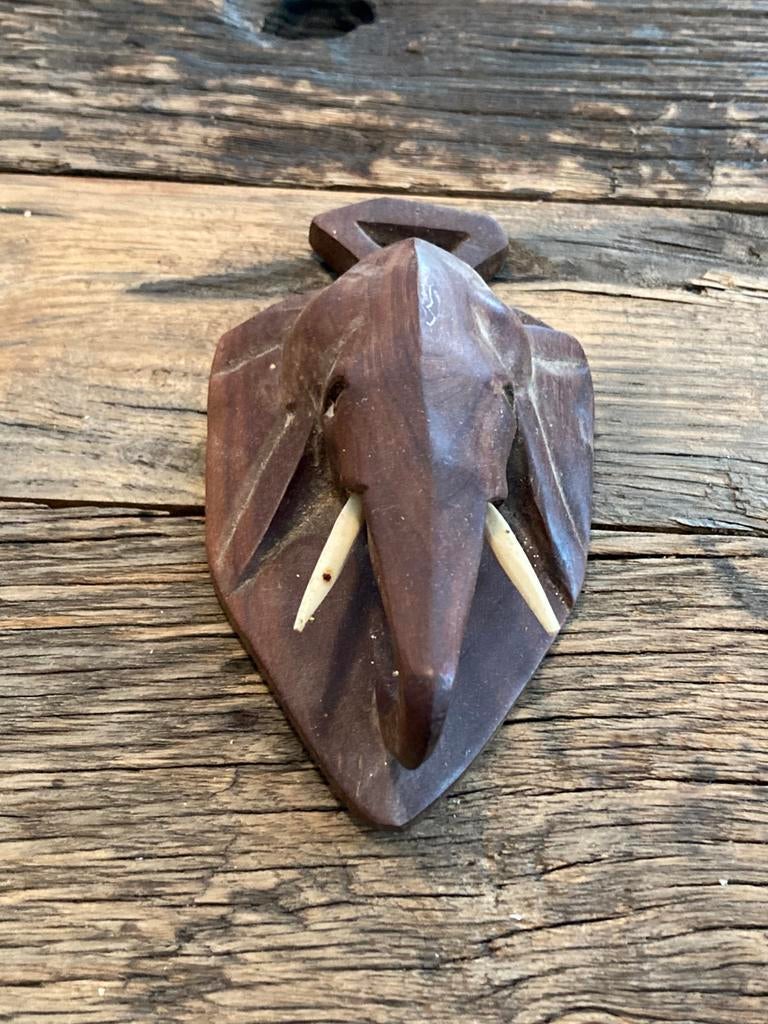 Afrikaanse kunst - houten olifant - made in Kenya, Antiek en Kunst, Ophalen of Verzenden
