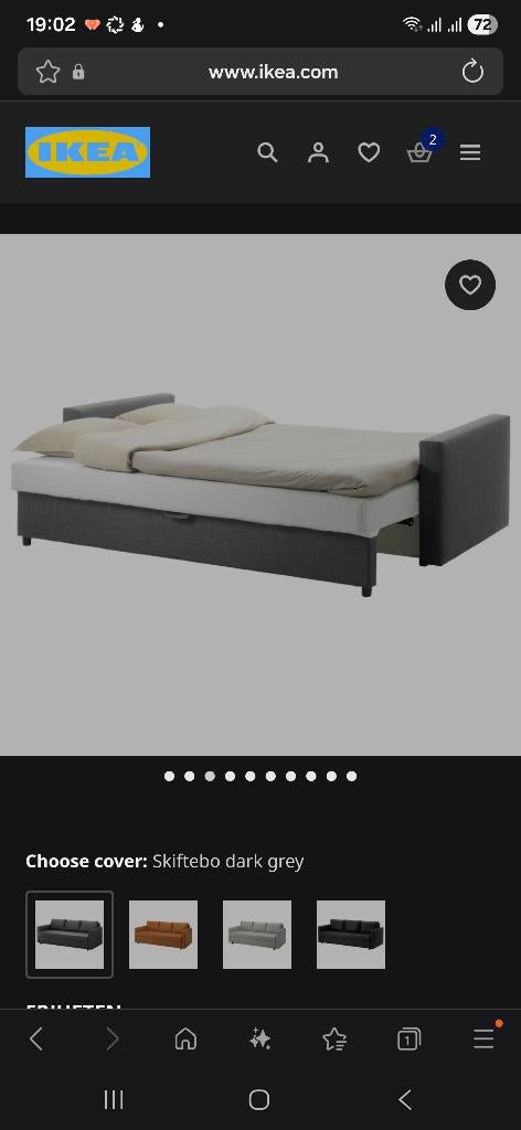 Fauteuil convertible, Maison & Meubles, Chambre à coucher | Canapés-lits, Neuf, Gris, 140 cm, Enlèvement