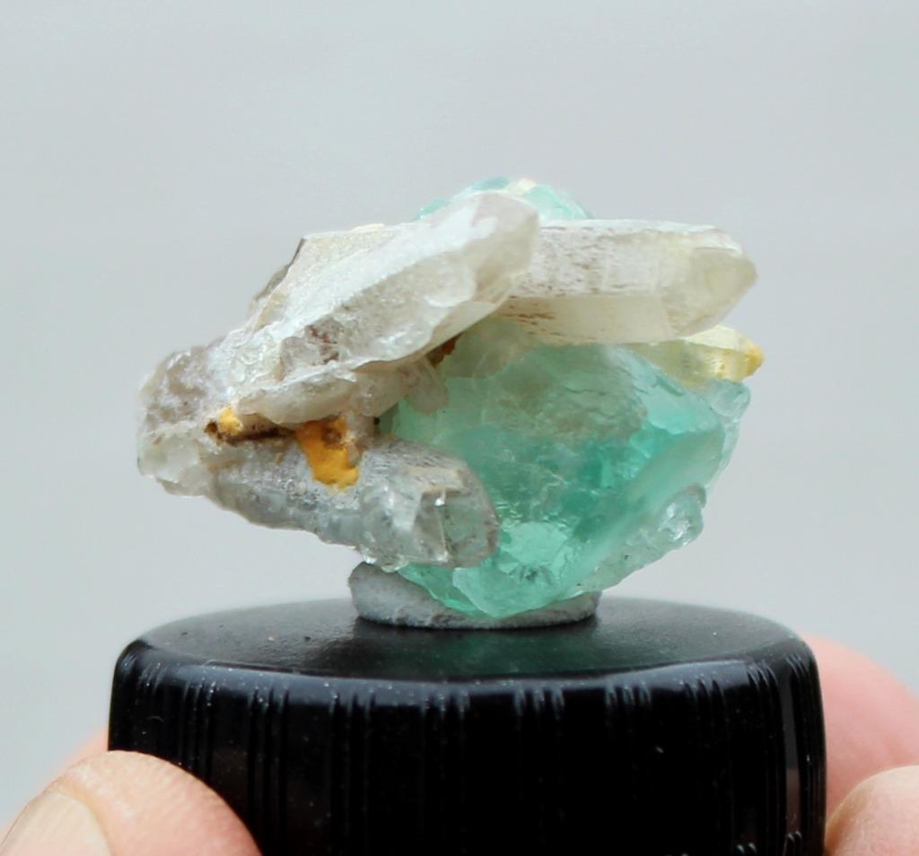 FLUORITE avec quartz d'Erongo en NAMIBIE, Enlèvement ou Envoi, Minéral