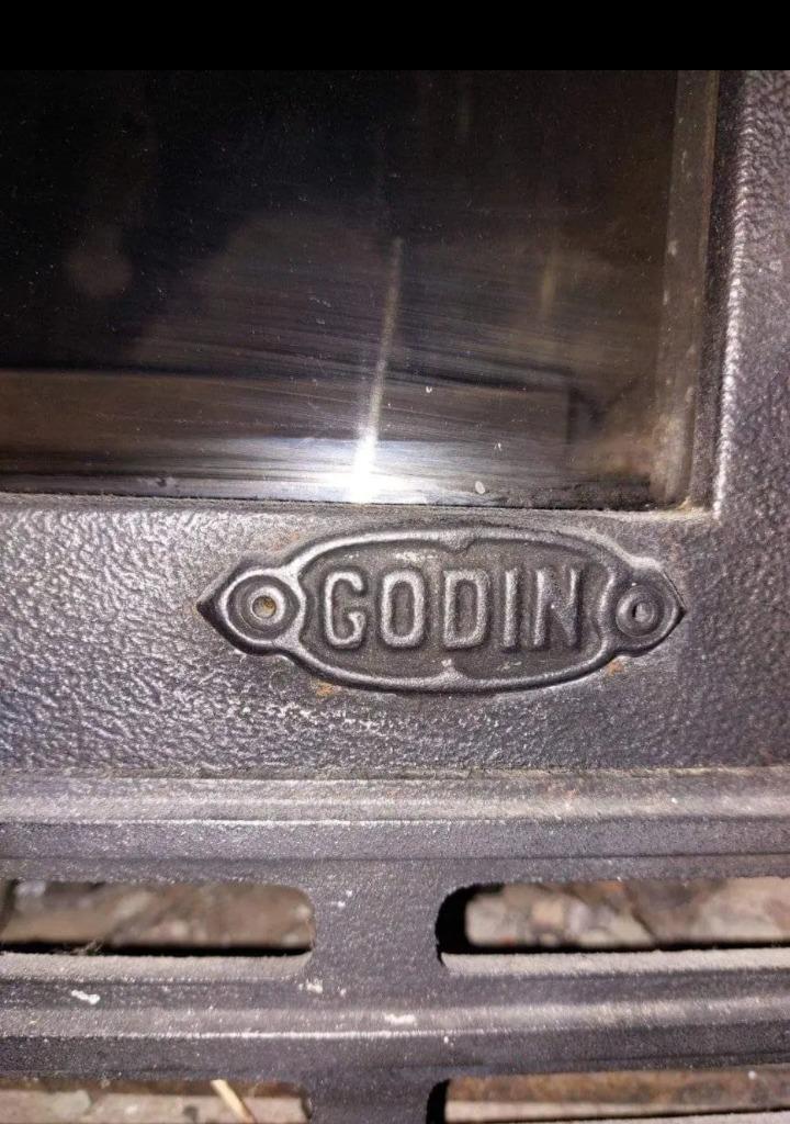 Cassette Godin en fonte, Encastré, Enlèvement, Utilisé, Bois