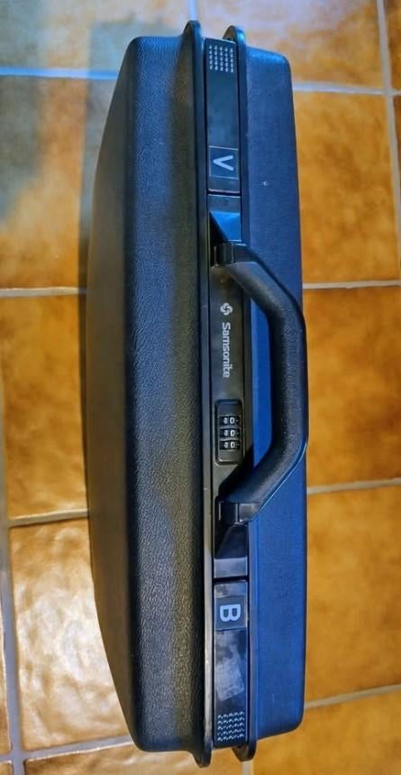 Aktetas + reistassen Samsonite, Ophalen, Zo goed als nieuw, Zwart