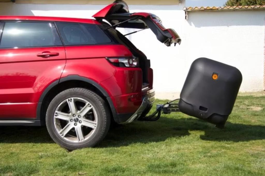 TowBox V2 à louer – Coffre de rangement sur attelage, Autos : Divers, Coffres de toit, Comme neuf, Enlèvement