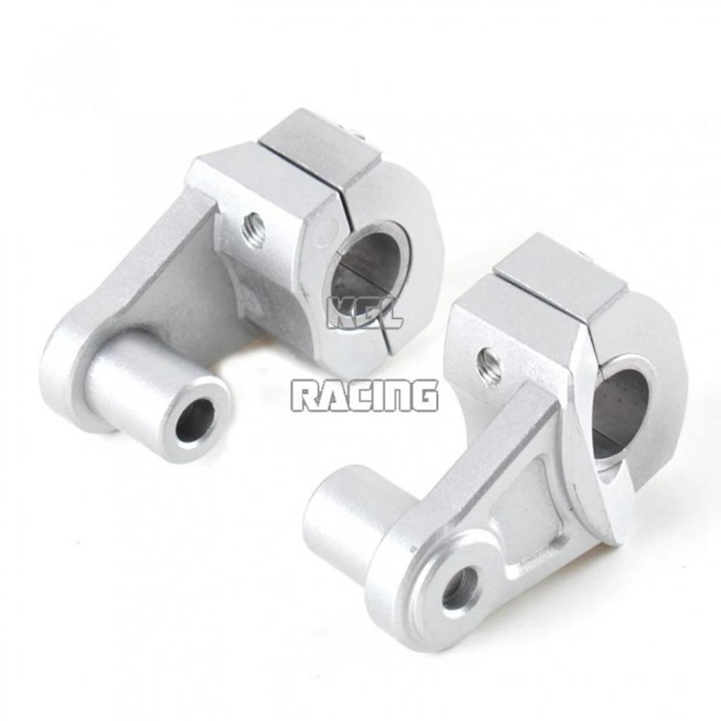 Stuurverhogers 22-28 mm voor Honda Kawasaki Ducati Yamaha Et, Motoren, Ophalen of Verzenden