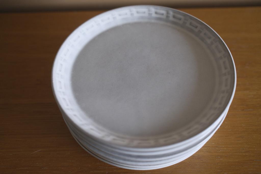 Set van zes vintage Duitse borden, Ophalen of Verzenden