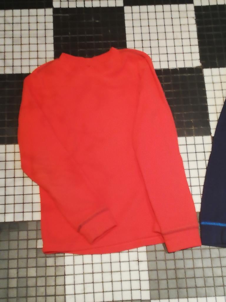 Fleece trui - 140 - oranje, Kinderen en Baby's, Jongen of Meisje, Trui of Vest, Ophalen of Verzenden, Zo goed als nieuw