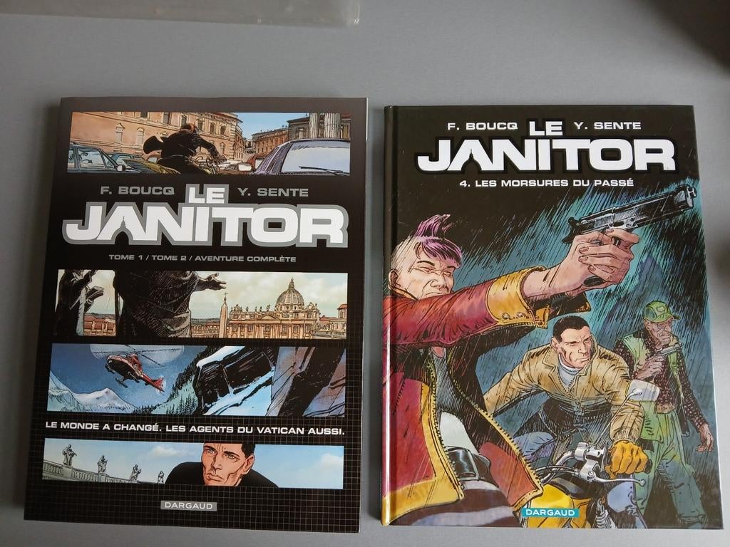 Le Janitor pochette tomes 1 et 2 + tome 4 Boucq Sente, Série complète ou Série, Envoi, Comme neuf