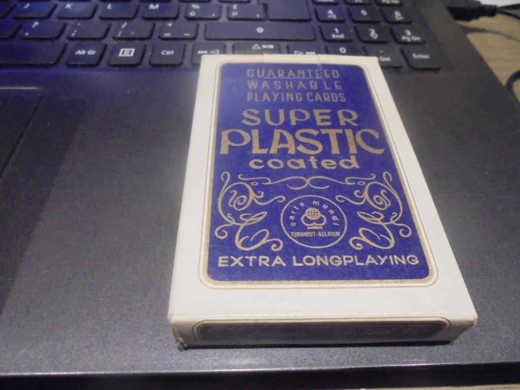 super plastic coated, Verzamelen, Speelkaarten, Jokers en Kwartetten, Ophalen of Verzenden, Zo goed als nieuw, Speelkaart(en)