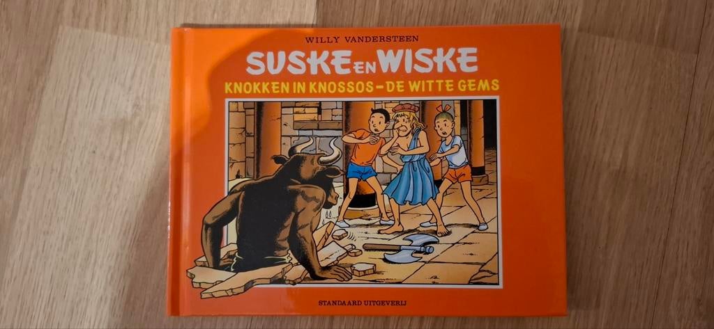 Suske en wiske  knokken in Knossos-de witte gems, Ophalen of Verzenden, Suske en Wiske