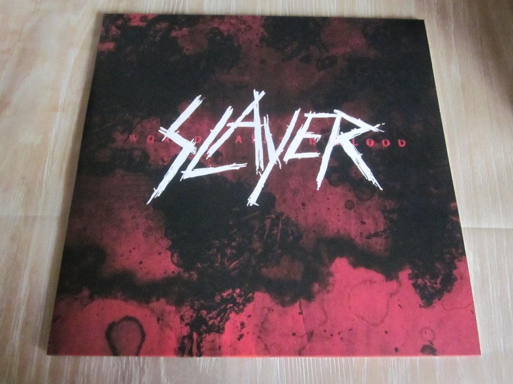 SLAYER - World Painted blood ( + Insert), Enlèvement ou Envoi, Comme neuf, 12 pouces, Rock and Roll