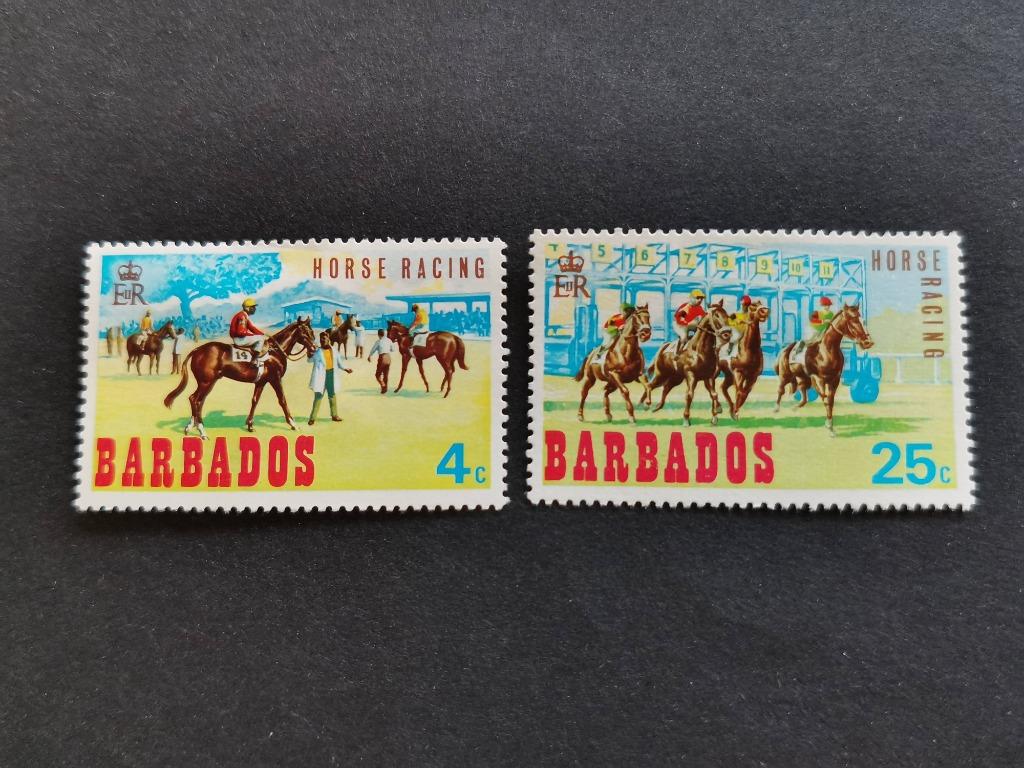 Barbados 1969 - paarden races *, Ophalen of Verzenden, Postfris, Midden-Amerika