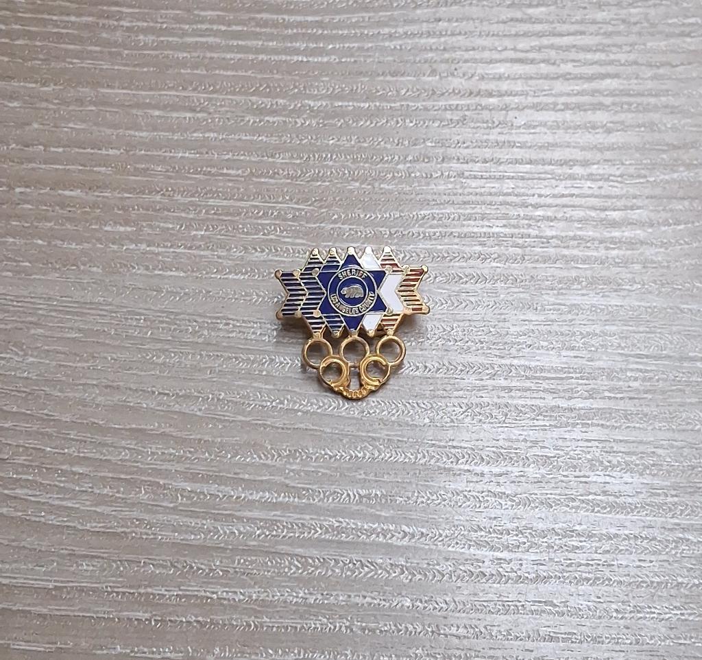 PIN - SHERIFF - LOS ANGELES COUNTY - POLITIE - POLICE, Envoi, Utilisé, Autres sujets/thèmes, Insigne ou Pin's