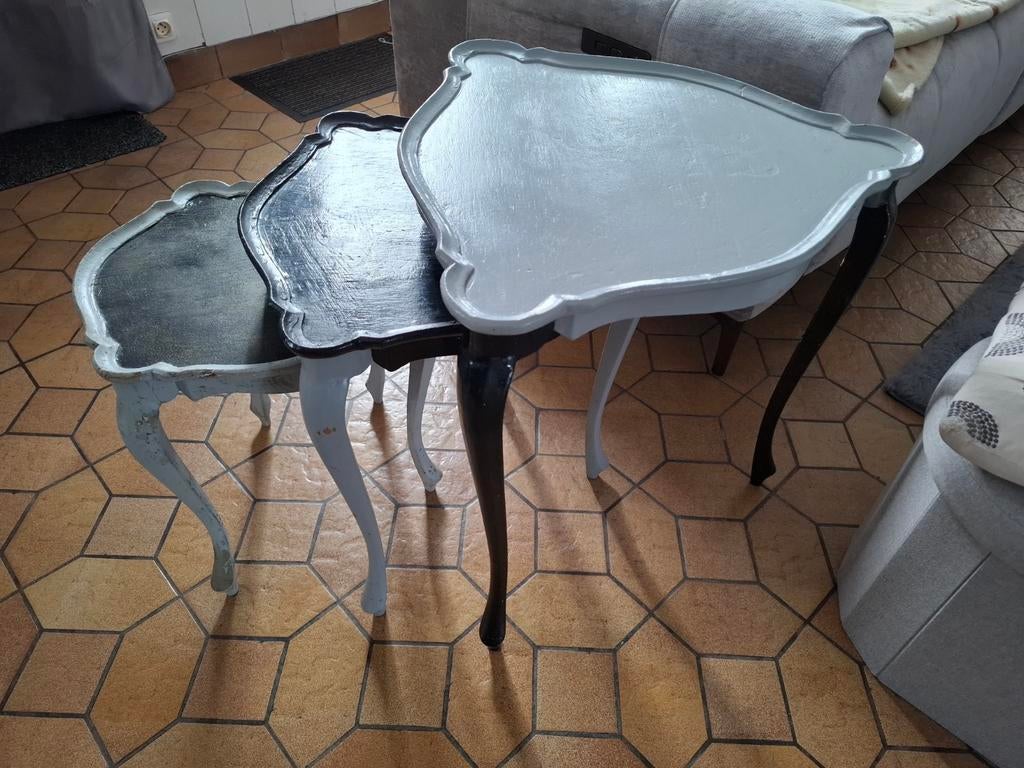 Tables gigognes style Louis XV, Maison & Meubles, Enlèvement, Utilisé