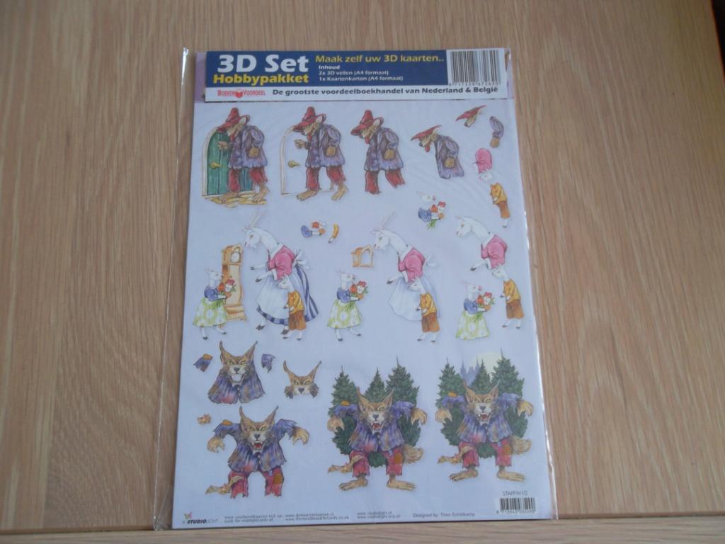 Ensemble 3D de souris en kit passe-temps, Livres, Loisirs & Temps libre, Enlèvement ou Envoi, Neuf, Scrapbooking et Bricolage